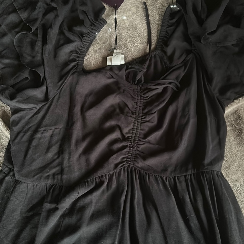 Womens black kaftan never worn cxl
